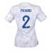 Billige Frankrike Benjamin Pavard #2 Bortetrøye Dame VM 2022 Kortermet